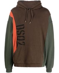 DSquared² - Sudadera Con Capucha Y Diseño Colour Block - Lyst
