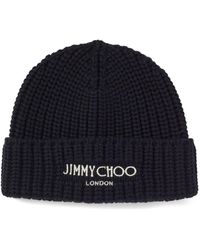 Jimmy Choo - Gorro con logo bordado - Lyst