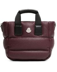 Moncler - Micro Caradoc Quilted-Leather Tote Bag - Lyst