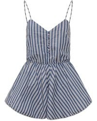 ANDAMANE - Celeste Striped Playsuit - Lyst