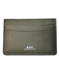 A.P.C. - André Logo-Detail Cardholder - Lyst