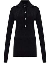 Entire studios - Button-Up Polo Top - Lyst
