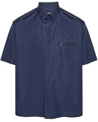 Fendi - Short-sleeve Cotton Shirt - Lyst