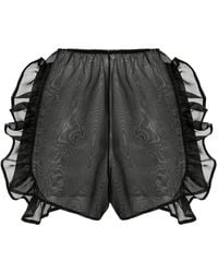 Ioana Ciolacu - Semi-Transparente Dahlia Shorts - Lyst
