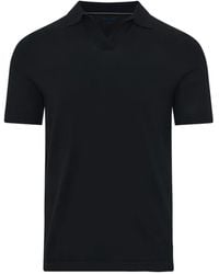 Patrick Assaraf - Short-Sleeve Polo-Collar T-Shirt - Lyst