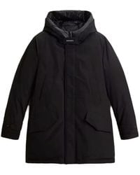 Woolrich - Hooded Padded Coat - Lyst