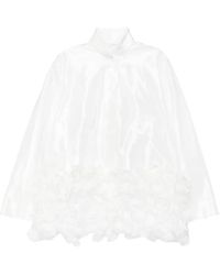 Shiatzy Chen - Oversized Jack Met Geborduurd Kant - Lyst