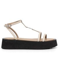 Patrizia Pepe - Fly-Detail Platform Sandals - Lyst
