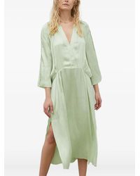 Day Birger et Mikkelsen - Tess V-Neck Midi Dress - Lyst