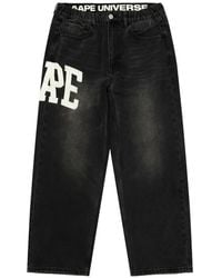 Aape By A Bathing Ape - Logo Trousers - Lyst