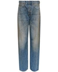 MM6 by Maison Margiela - Straight-Leg Jeans - Lyst