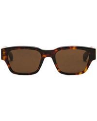 Ami Paris - 75009 Sonnenbrille Mit Eckigem Gestell - Lyst