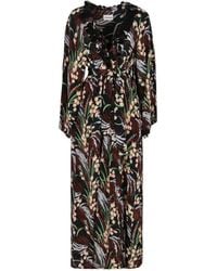 P.A.R.O.S.H. - Printed Crepe Dress - Lyst