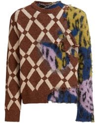 Marni - Trui Met Gerafeld-Effect - Lyst