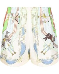 Tory Burch - Shorts con stampa - Lyst
