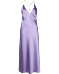 Blanca Vita - Robe Mi-Longue À Fines Bretelles - Lyst