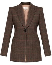 Chloé - Geruite Blazer - Lyst