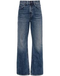 Nili Lotan - High Waist Straight Jeans - Lyst