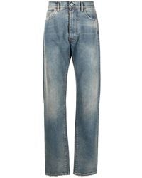 Maison Margiela - Gerade Jeans Im Distressed-Look - Lyst