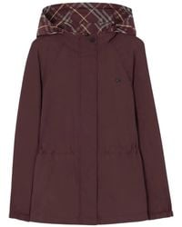 Burberry - Veste Réversible À Capuche - Lyst