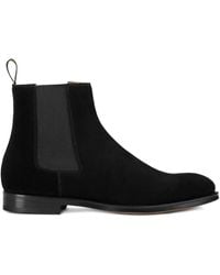 Doucal's - Suede Elastic-Sided Boots - Lyst