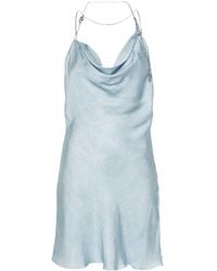 DIESEL - Satin Mini Dress - Women's - Viscose - Lyst