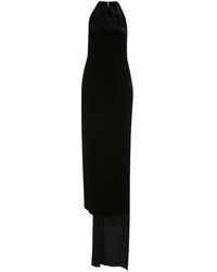 Vera Wang Fluwelen Avondjurk - Zwart