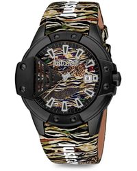 Just Cavalli - Scudo Animal-Print 44Mm Watch - Lyst