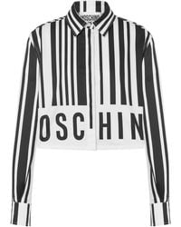 Moschino - Barcode-Print Cotton Shirt - Lyst