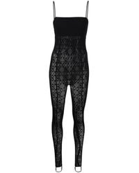 Wolford - X Simkhai Patterned-intricate Sheer Jumpsuit - Lyst