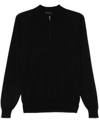 Dell'Oglio - Half-Zip Sweater - Lyst
