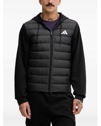 adidas - Hooded Logo-Detail Jacket - Lyst
