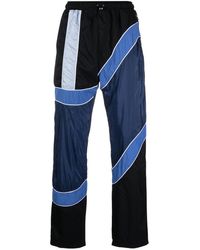 Ahluwalia - Colour-block Stripe-detail Trousers - Lyst