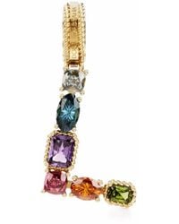Dolce & Gabbana - 18Kt Geelgouden Alphabet L-Hanger - Lyst