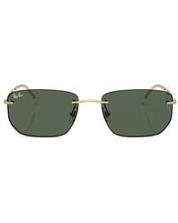 Ray-Ban - Sonnenbrille Mit Eckigem Gestell - Lyst
