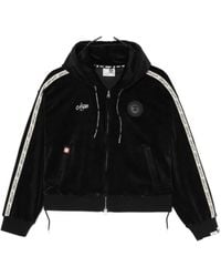 A Bathing Ape - Logo Velvet Hoodie - Lyst