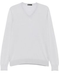Colombo - V-Neck Cashmere Sweater - Lyst