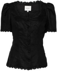 Reformation - Anabella Linen Top - Lyst