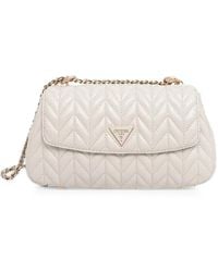 Guess - Cheryl Chevron-Quilted Shoulder Bag - Lyst