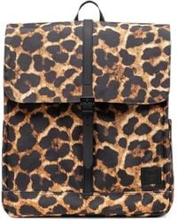 Herschel Supply Co. - City Leopard-Print Buckle-Fastening Backpack - Lyst