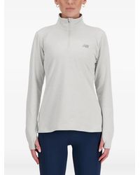 New Balance - Space Dye Half-Zip Sweatshirt - Lyst