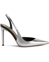 Alexandre Vauthier - Snakeskin-Effect Leather Pumps - Lyst