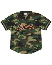 Mitchell & Ness - X Nba Los Angeles Lakers Jersey Mit Camouflage-Print - Lyst