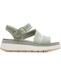 Clarks - Tuscan Strap Suede Sandals - Lyst
