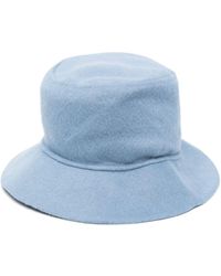 P.A.R.O.S.H. - Wide-brim Wool Bucket Hat - Lyst