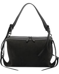 Yuzefi - Sac Porté Épaule Bento En Daim - Lyst