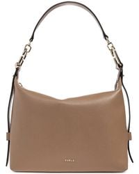 Furla - Sac Porté Épaule Médium En Cuir Tonie - Lyst