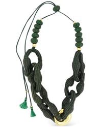 Johanna Ortiz - Knotted Beaded Necklace - Lyst