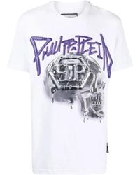 Philipp Plein - Skull-Print Short-Sleeve T-Shirt - Lyst