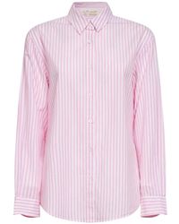 MC2 Saint Barth - Striped Button-Down Cotton Shirt - Lyst